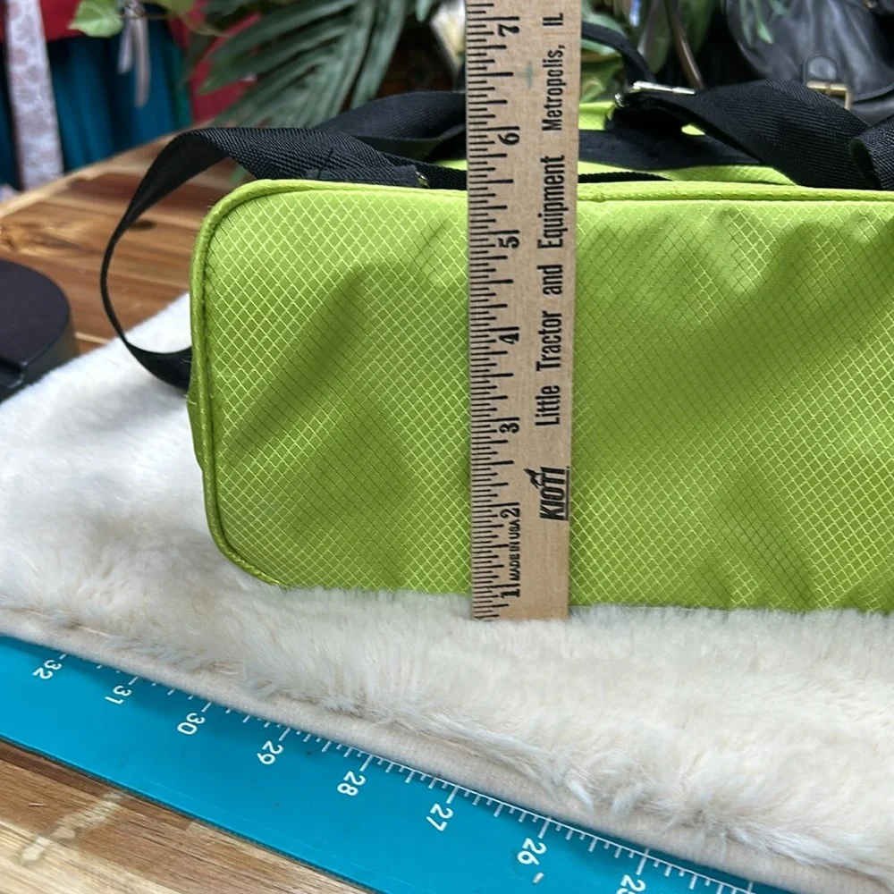 Lime green and black‎ backp